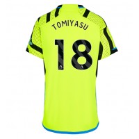 Arsenal Takehiro Tomiyasu #18 Replika Bortatröja Dam 2023-24 Kortärmad